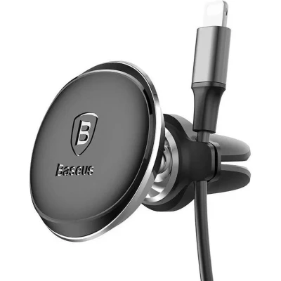 Afbeelding van Baseus Magnetische Houder Gsm Auto Geschikt voor iPhone &amp; Samsung Telefoons zwart