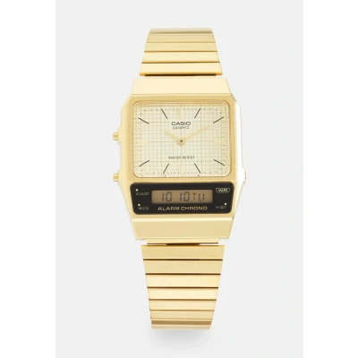 Afbeelding van Casio Analog Digital Unisex Horloge goldcoloured, Maat: One Size, Gold coloured