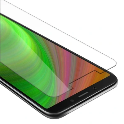 Afbeelding van Cadorabo Screenprotector geschikt voor Xiaomi RedMi 6A Pantser film Beschermende in KRISTALHELDER Geharde (Tempered) display beschermglas 9H hardheid met 3D Touch
