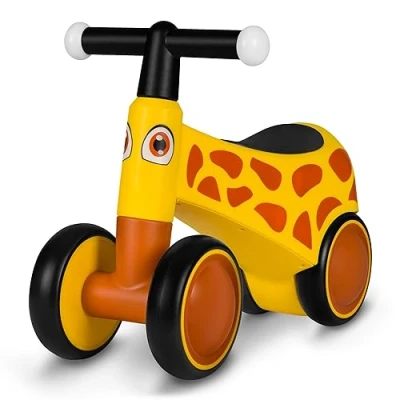 Image de LIONELO Sammy Draisienne 1 3 ans Vélo d’Équilibre à 4 Roues jusqu’à 25 kg, Poignées Antidérapantes avec Éclairage, Designs, Selle Ergonomique, Pour Garçons et Filles