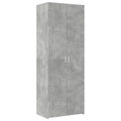 Afbeelding van vidaXL Hoge kast 70x42,5x185 cm bewerkt hout betongrijs