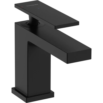 Afbeelding van hansgrohe Tecturis E ééngreeps wastafelkraan 80 CoolStart zonder waste mat zwart
