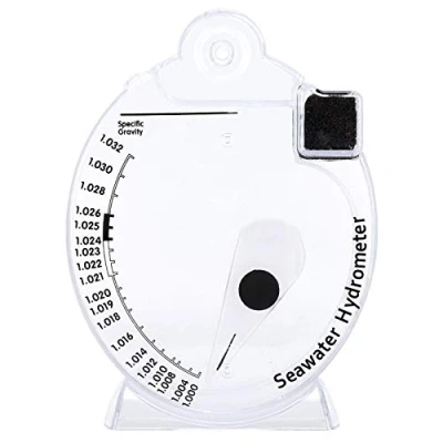 Afbeelding van Cosiki Concentratie Specifieke Gravity Zee Zout Water Dichtheidsmeter, Hydrometer, Test Dieren Aquarium Zoutwater Tool, Waterkwaliteitstests