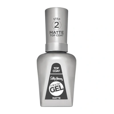 Afbeelding van 1+1 gratis: Sally Hansen Miracle Gel Nagellak Top Coat 102 Matte 14,7 ml