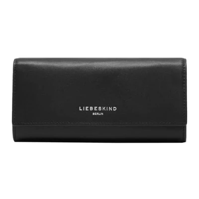 Afbeelding van LIEBESKIND BERLIN Portemonnee Lora Calf Optic Valentina Purse Black Zwart