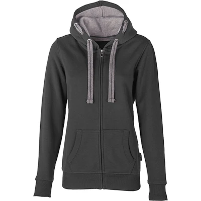 Afbeelding van Women&#039;s Hooded Jacket met ritssluiting Dark Grey XS