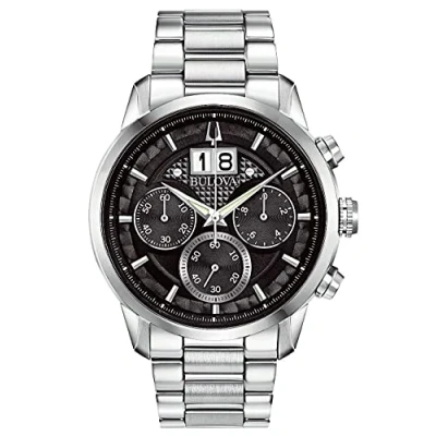 Afbeelding van Bulova Sutton 96B319 Horloge Staal Zilverkleurig Ø 42 mm