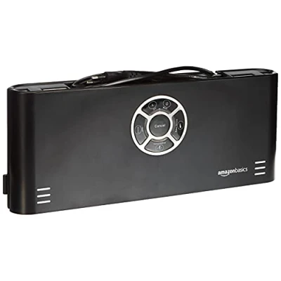 Afbeelding van Amazon Basics vacuümafdichting 30 cm + vacuümrol zwart