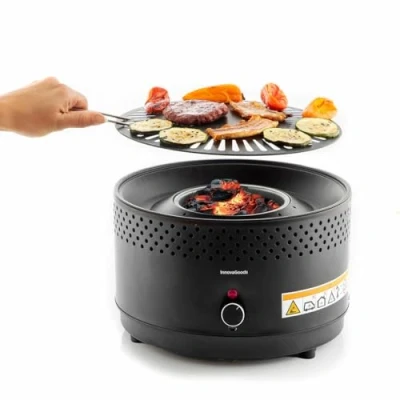 Afbeelding van Draagbare en rookvrije houtskoolbarbecue CleanQ InnovaGoods