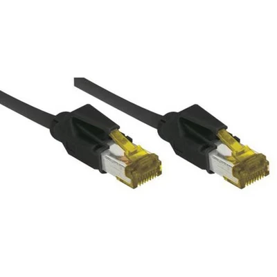 Afbeelding van Netwerksnoer RJ45 op Kabel CAT 7 S/FTP LSOH SNG zwart 0.3 m