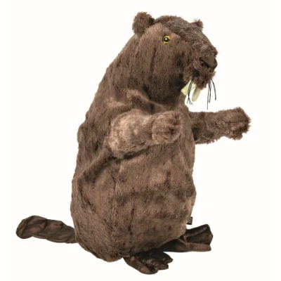 Afbeelding van Trixie pluche bever met dierengeluid 40 cm
