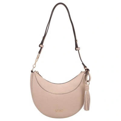Afbeelding van LIU JO schoudertas Cirry Hobo Bag Neutro beige
