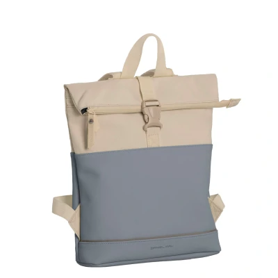 Afbeelding van Daniel Ray Allentown Rolltop Laptop Rugzak Waterproof Blauw / Beige