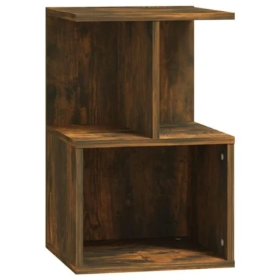 Image de vidaXL Tables de chevet 2 pcs Chêne fumé 35x35x55 cm Bois d&#039;ingénierie815184