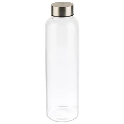 Afbeelding van APS 66907 glazen drinkfles, transparant, 6,5 x cm, hoogte 23,5 diameter 0,55 l