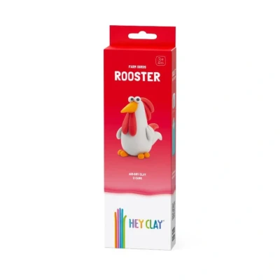 Afbeelding van Hey Clay Interactieve Boetseerklei Rooster (3 kleuren)