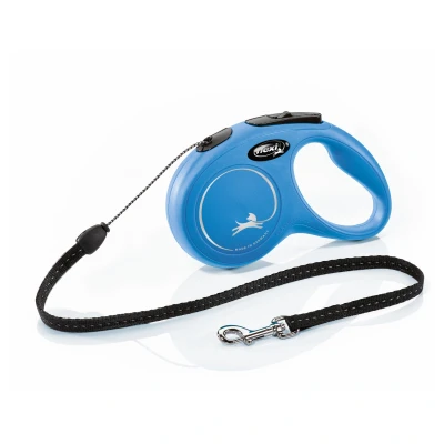 Afbeelding van Flexi Rollijn Classic Cord Blauw S 5 MTR VOOR HONDEN TOT 12 KG