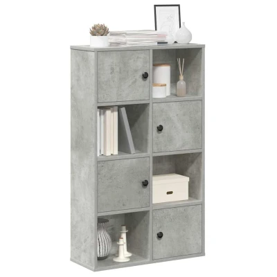 Afbeelding van vidaXL Boekenkast 60x24x101,5 cm bewerkt hout betongrijs