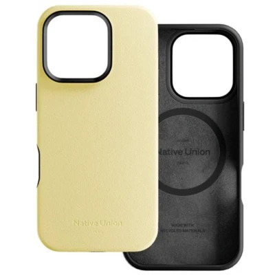 Afbeelding van Native Union Actief geval (Apple iPhone 16), Smartphonehoes, Geel