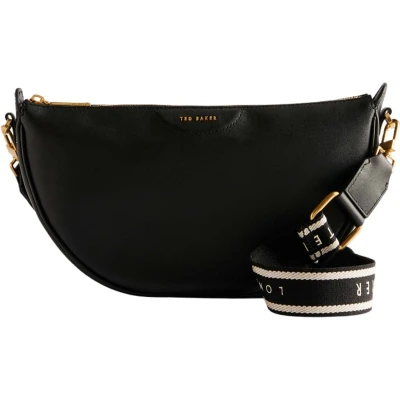 Afbeelding van Ted Baker Essina Webbing Cross BODY BAG Schoudertas, Dames, Maat: One Size, Black