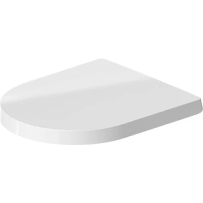 Afbeelding van Duravit ME by Starck WC zitting 43.8x37.4x5.1cm compact met softclose quickrelease Kunststof wit Glanzend