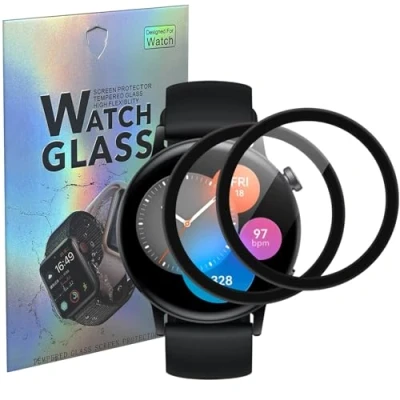 Image de Verre Trempé pour Huawei Watch GT 3 42mm [Lot de 2] Film Protection Ecran Montre Anti Rayure Phonillico®