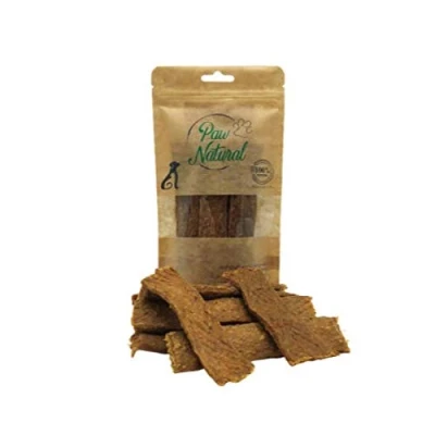 Afbeelding van Paw Natural Kalkoen Reepjes / strips Snacks voor Honden 150 gram Graan en glutenvrij Geschikt alle rassen.