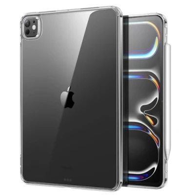 Afbeelding van ESR Beschermhoes voor iPad Pro 11 inch (2024), dun en licht, schok valbescherming, vergeelt niet, harde achterkant, ondersteunt Apple Pencil (USB C), serie