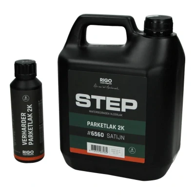 Afbeelding van RigoStep STEP 2k Hout Lak SATIJN 6560 1 liter