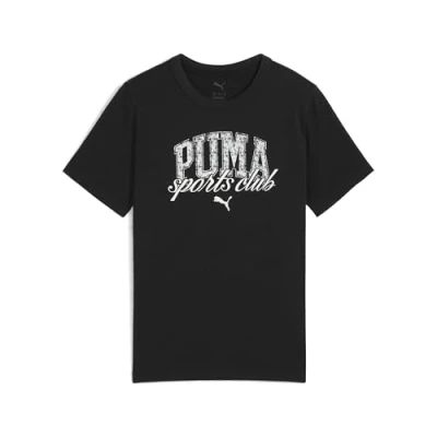 Afbeelding van PUMA Class T shirt met print voor Heren, Zwart, Maat 11 12Y