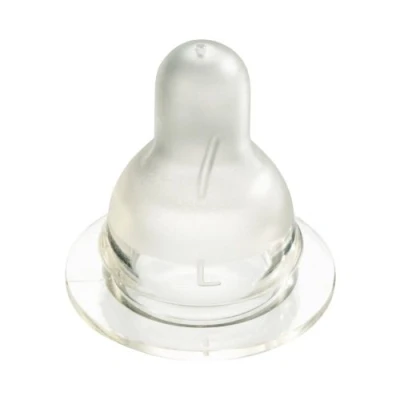 Afbeelding van 2x Difrax Flessenspeen Natural Large 2 stuks