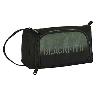 Afbeelding van Schoolpennenzak BlackFit8 Gradient Zwart Militair groen (20 x 11 8.5 cm)