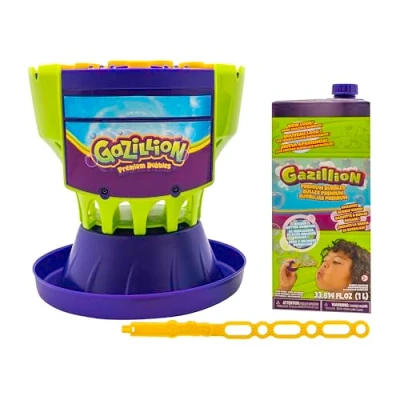 Afbeelding van Gazillion Ultieme bellenblaasmachine Elektrische voor kinderen, feesten, feesten en buitenactiviteiten Feestmodus met kleurveranderende ledlampen, speelgoed geschenken