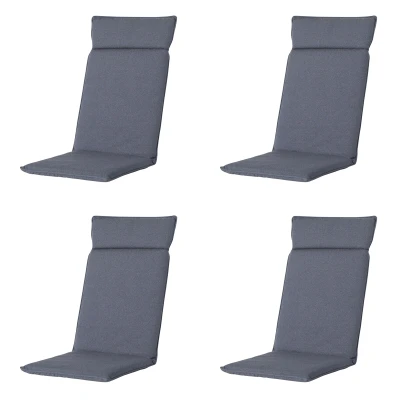 Afbeelding van Madison Kussen hoog 50x120 universeel outdoor Manchester denim grey 4 stuks