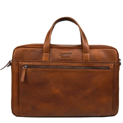 Afbeelding van DSTRCT Premium Collection Laptopbag 15,6&quot; cognac II