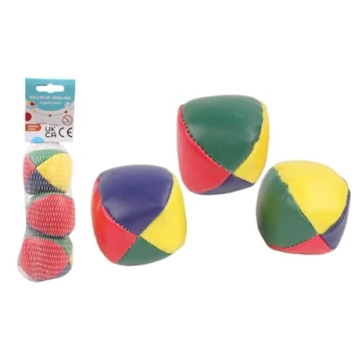 Afbeelding van FLYPOP&#039;S Jonglerballen Circus 045852 Veelkleurig Behendigheidsspel Speelgoed voor kinderen Jongen Cadeau Entertainment Verjaardag 6 cm x Vanaf jaar