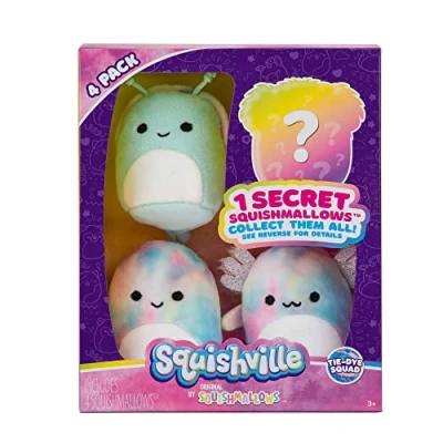 Afbeelding van Squishville 4 Pack Tie Dye Squad