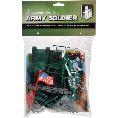 Afbeelding van Soldaten speelset JohnToy met speelmat