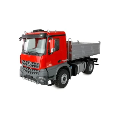 Afbeelding van Amewi 22691 Mercedes Benz Arocs Muldenkipper 4x4 rot 1:14 Elektro RC truck RTR