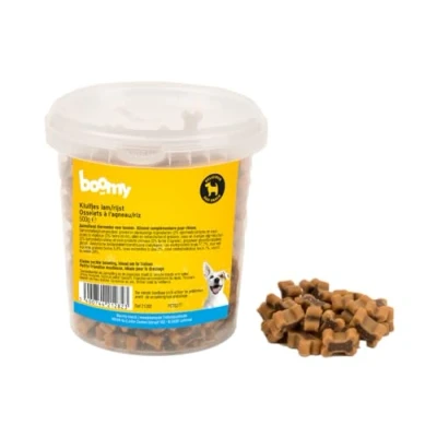 Afbeelding van Boomy Hondensnacks Beloningssnoepjes Lam/rijst mix 2 x 500g