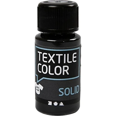Afbeelding van Textielverf Zwart Dekkend Creotime 50 ml