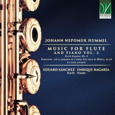 Afbeelding van Sanchez, Eduard &amp; Enrique Bagaria Johann Nepomuk Hummel: Music For Flute And Piano Vol. 2 (CD)