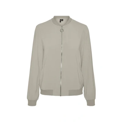 Afbeelding van Vero Moda Bomberjacks, Dames, Maat: XS, Silver lining