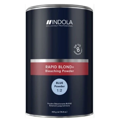 Afbeelding van Indola Blondeerpoeder Rapid Blond Blue 450gr Haibu by Kapperskorting.com