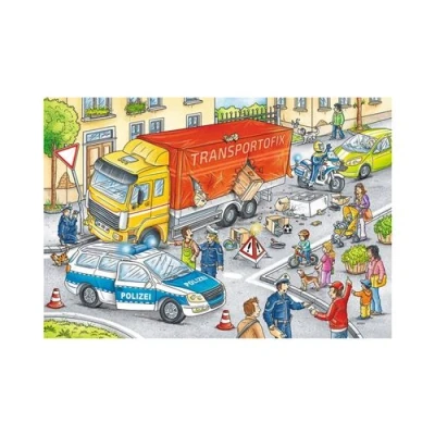 Image de Puzzle Ravensburger Héros en action, 2x24 pièces