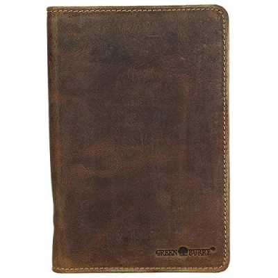 Afbeelding van GreenBurry Stoere leren vintage pennen étui
