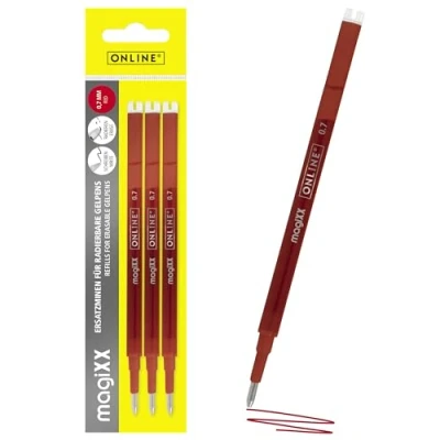 Afbeelding van online Gelschrijvervulling magixx 0.7mm 3st rood
