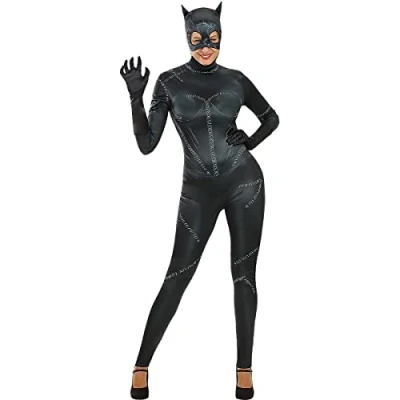 Afbeelding van FUNIDELIA Klassiek Catwoman kostuum voor vrouwen Maat: M Zwart