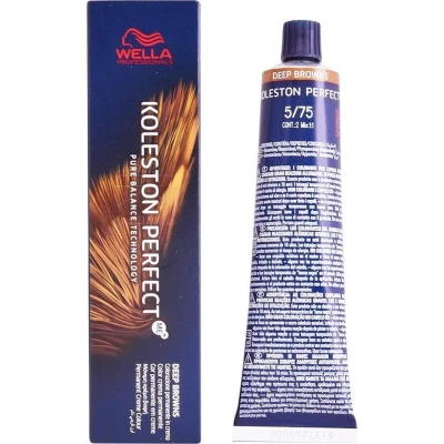 Afbeelding van Wella Professionals Koleston Perfect Me+ Deep Browns 60 ml 5/75 Light Brunette Mahogany Brown