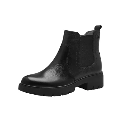 Afbeelding van Tamaris Chelsea Comfort 8 85420 43 Enkellaarzen voor dames, Nappa zwart